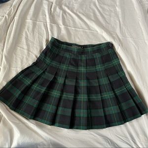 American apparel plaid mini skirt